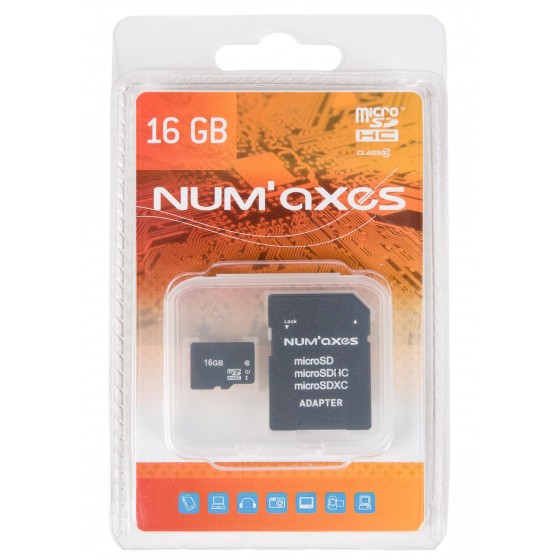 CARTE MÉMOIRE SD / MICRO SD NUM'AXES
